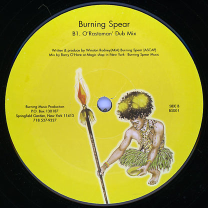 Burning Spear : Never (12", Single)