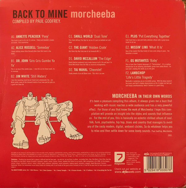 Morcheeba : Back To Mine (3xLP, Comp)