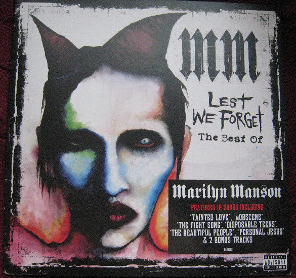 Marilyn Manson : Lest We Forget - The Best Of (2xLP, Comp, Gat)