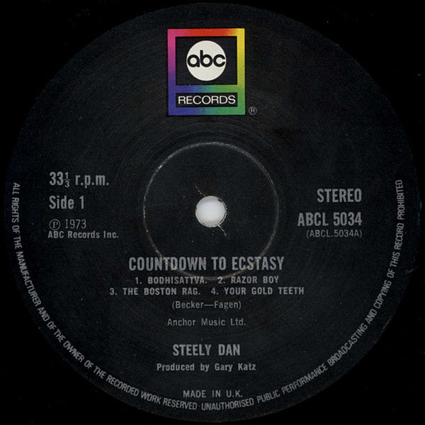 Steely Dan : Countdown To Ecstasy (LP, Album, RE)