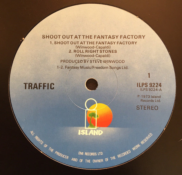 Traffic : Shoot Out At The Fantasy Factory (LP, Album, RE)