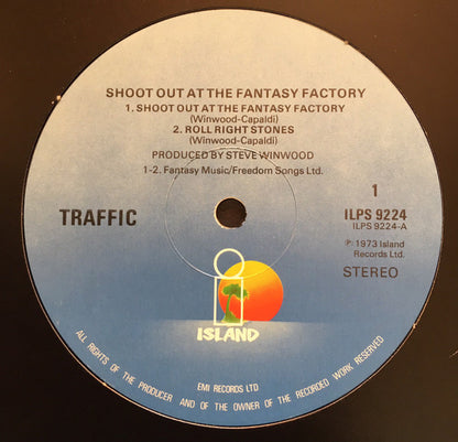 Traffic : Shoot Out At The Fantasy Factory (LP, Album, RE)