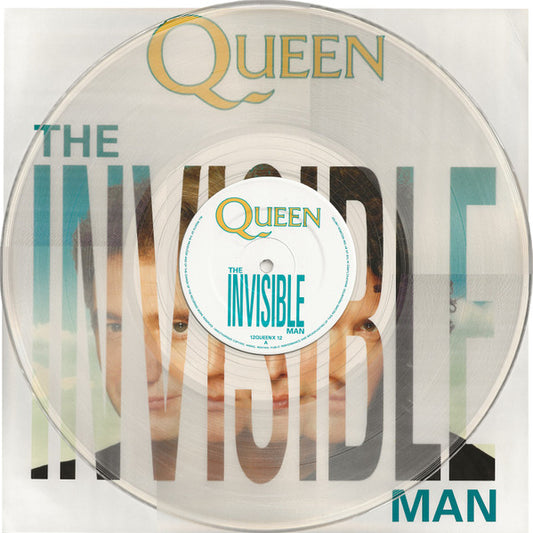 Queen : The Invisible Man (12", Single, Cle)