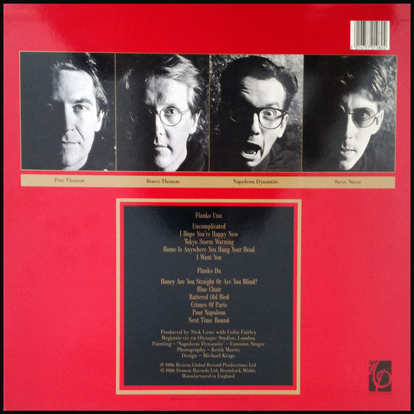 Elvis Costello & The Attractions : Blood & Chocolate (LP, Album, Dam)