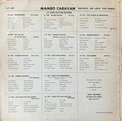 Machito, Tito Puente, Joe Loco : Mambo Caravan (LP, Album, Mono, Pin)
