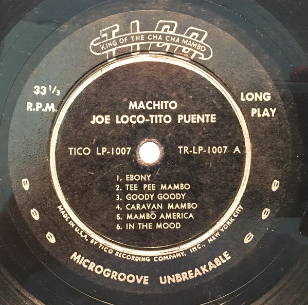 Machito, Tito Puente, Joe Loco : Mambo Caravan (LP, Album, Mono, Pin)