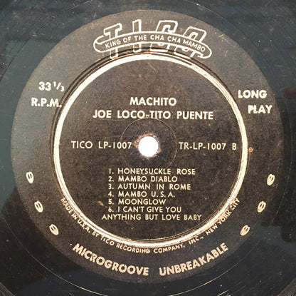 Machito, Tito Puente, Joe Loco : Mambo Caravan (LP, Album, Mono, Pin)