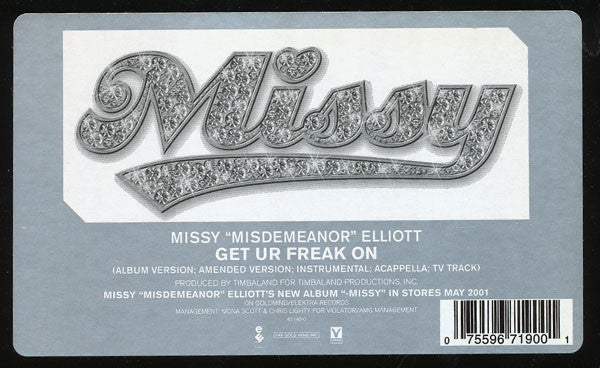 Missy "Misdemeanor" Elliott* : Get Ur Freak On (12")