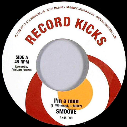 Smoove / Enri* : I'm A Man / The Performer (7", Single)