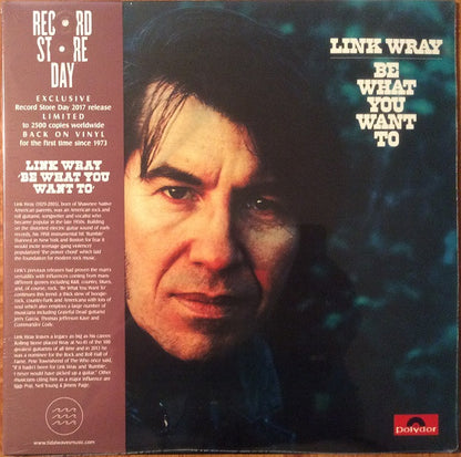 Link Wray : Be What You Want To (LP, Album, RSD, Ltd, RE)