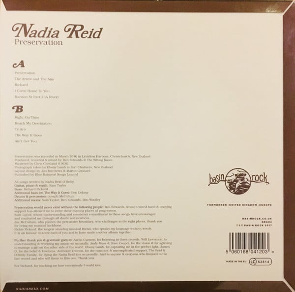 Nadia Reid : Preservation (LP, Album)