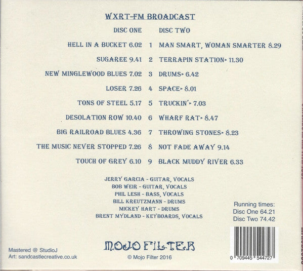 The Grateful Dead : UIC Pavillion Chicago (2xCD, Unofficial)