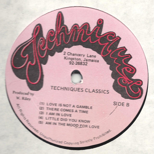 The Techniques : Classics (LP, Comp, Pin)