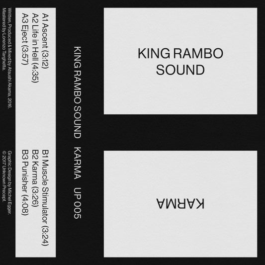 King Rambo Sound : Karma (Cass, MiniAlbum, Ltd, Num)