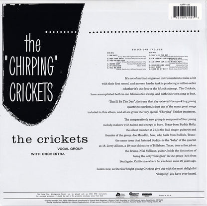 The Crickets (2) : The "Chirping" Crickets (LP, Album, Mono, RE, RM, 200)