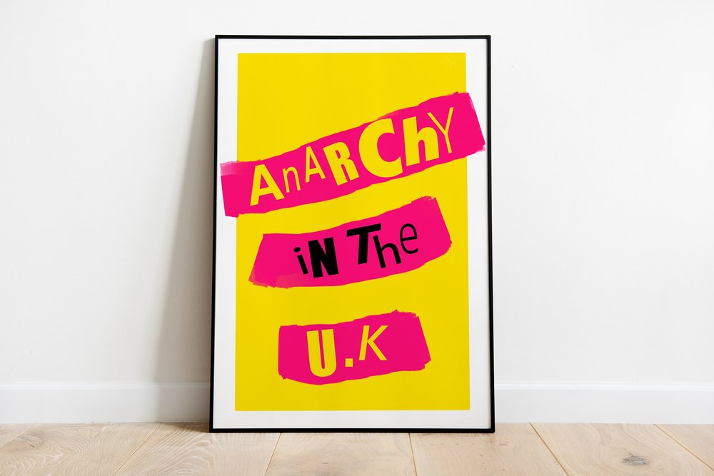 Sex Pistols - Anarchy In The UK - Art Print