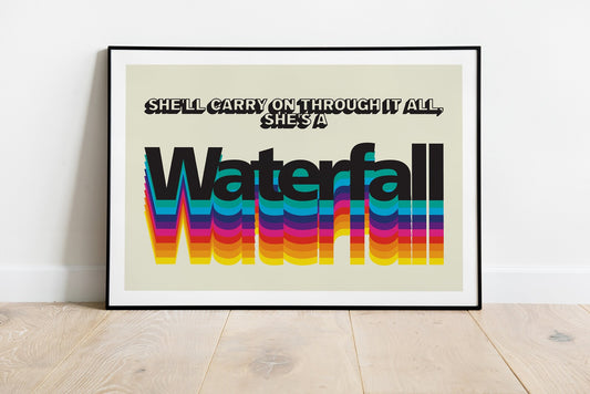 Stone Roses Waterfall -  Art Print