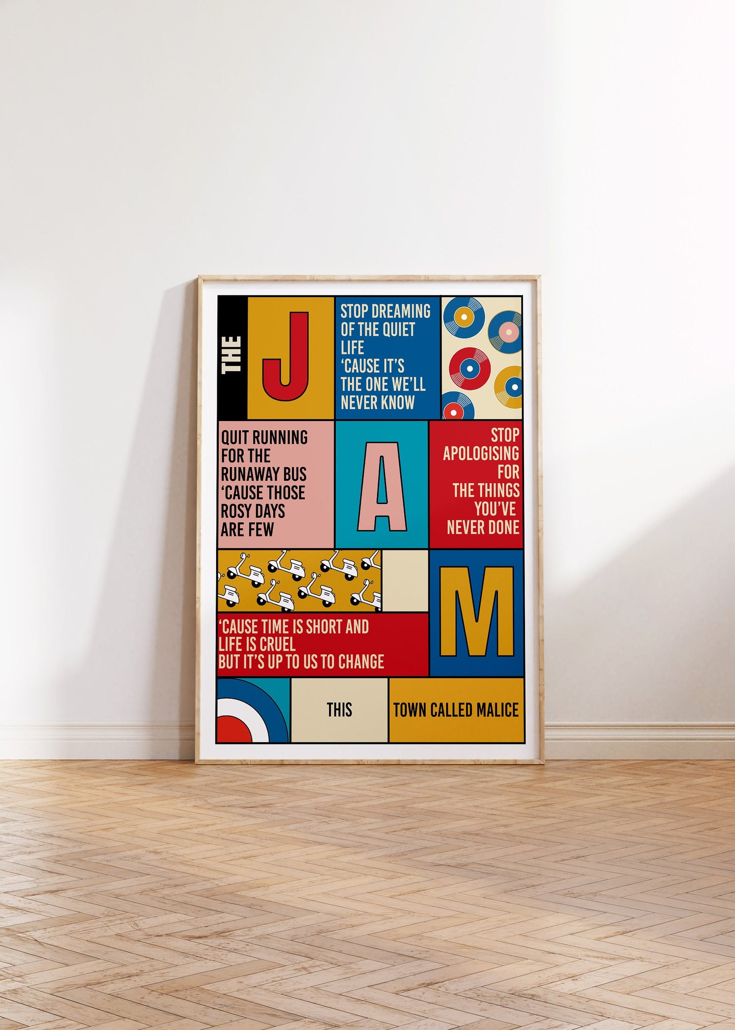 The Jam - A Town Called Malice -  Art Print