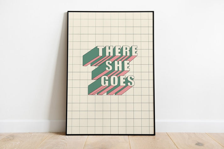 La's - There She Goes - Art Print – Dig Vinyl