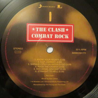 The Clash : Combat Rock (LP, Album, RE, RM, 180)