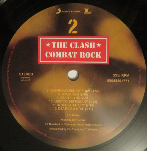 The Clash : Combat Rock (LP, Album, RE, RM, 180)