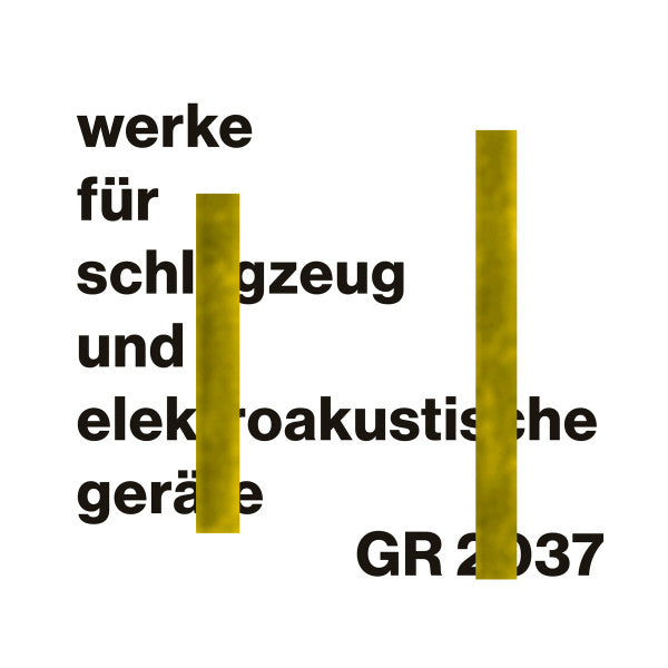 Miłosz Pękala, Magdalena Kordylasińska : Werke Für Schlagzeug Und Elektroakustische Geräte (LP, Album)