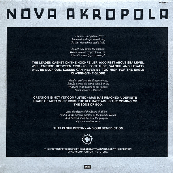 Laibach : Nova Akropola (LP, Album, Ltd, Emb)
