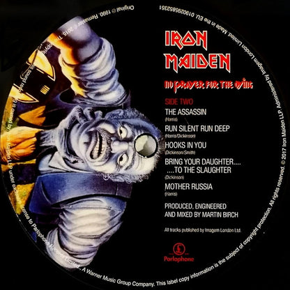 Iron Maiden : No Prayer For The Dying (LP, Album, RE, RM)