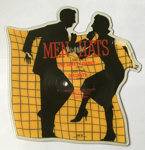 Men Without Hats : The Safety Dance / Security (7", Shape, Single, Pic)