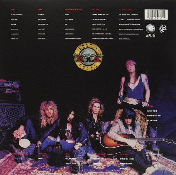 Guns N' Roses : Appetite For Destruction (LP, Album, RE, RM, RP)