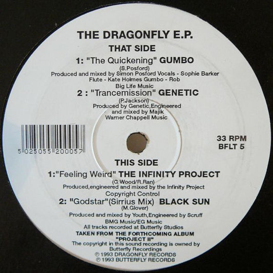 Various : The Dragonfly E.P. (12", EP)