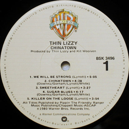 Thin Lizzy : Chinatown (LP, Album, Los)