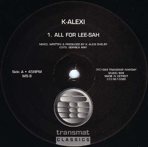 K-Alexi : All For Lee-Sah (12", RE)