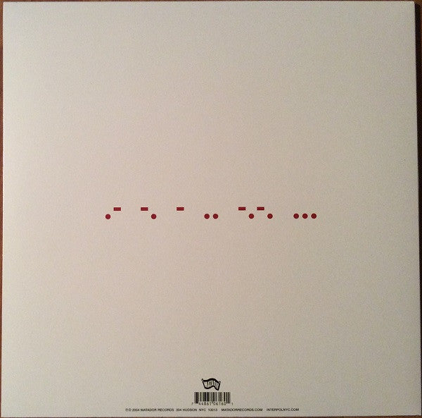 Interpol : Antics (LP, Album, RE)