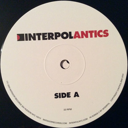 Interpol : Antics (LP, Album, RE)