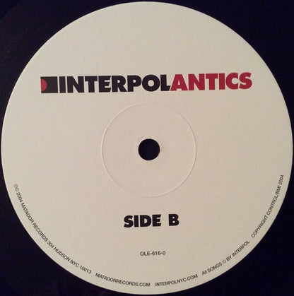 Interpol : Antics (LP, Album, RE)