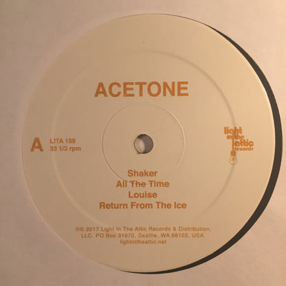 Acetone (3) : 1992-2001 (2xLP, Album, Comp, RM)