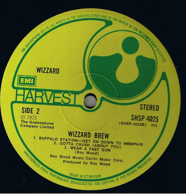 Wizzard (2) : Wizzard Brew (LP, Album)