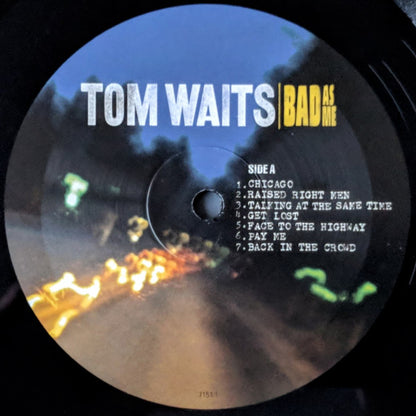 Tom Waits : Bad As Me (LP, Album, RM, 180)