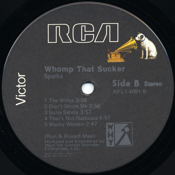 Sparks : Whomp That Sucker (LP, Album)