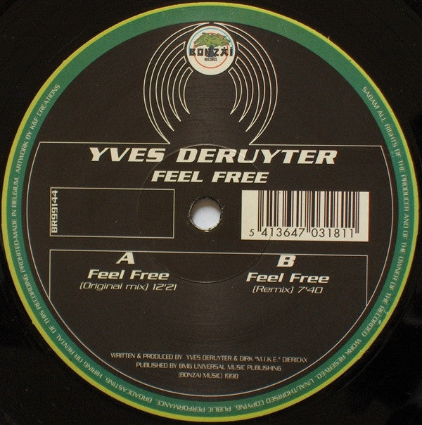 Yves Deruyter : Feel Free (12")