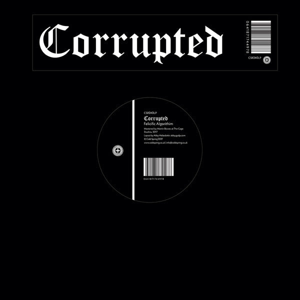 Corrupted : Felicific Algorithim (LP, Ltd)