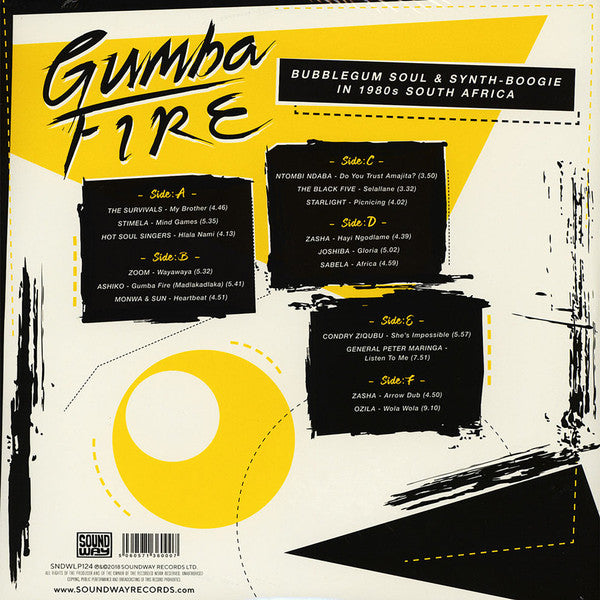 Various : Gumba Fire (Bubblegum Soul & Synth​-​Boogie In 1980s South Africa) (3x12", Comp)