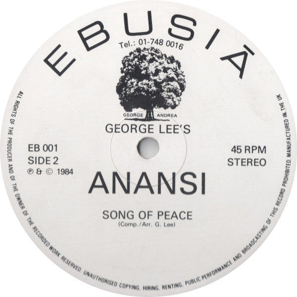 Anansi : Sea Shells / Song Of Peace (12")