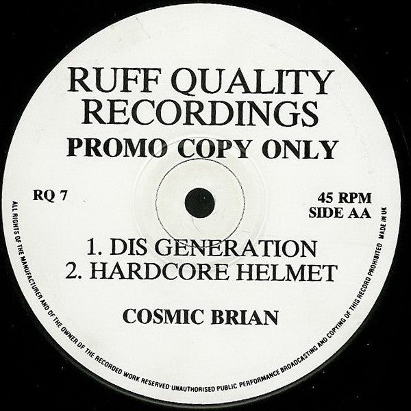 Cosmic Brian : Far From A River / Dis Generation (12", Promo)