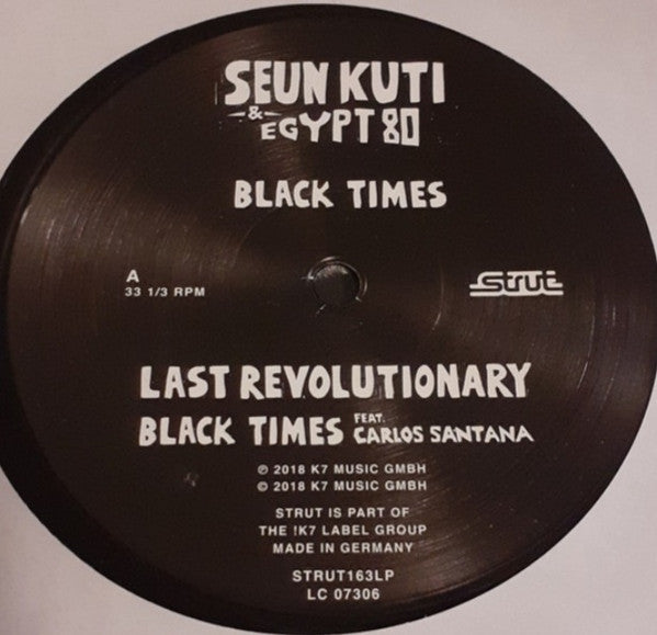 Seun Kuti & Egypt 80* - Black Times (2xLP, Album, Gat) (VG+ / VG+)