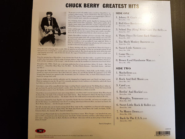 Chuck Berry : Greatest Hits (LP, Comp)