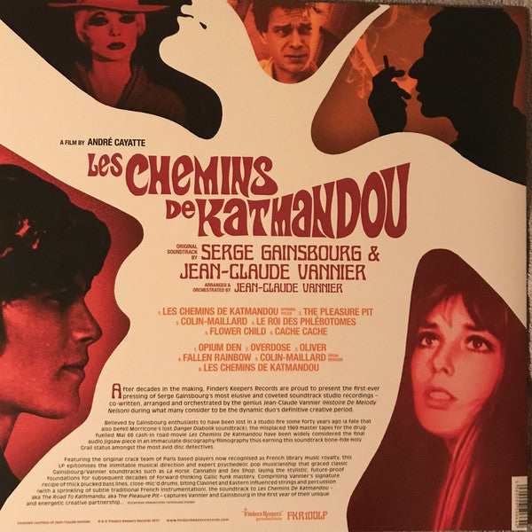 Serge Gainsbourg / Jean-Claude Vannier : Les Chemins De Katmandou (LP, Album, RP, 2nd)