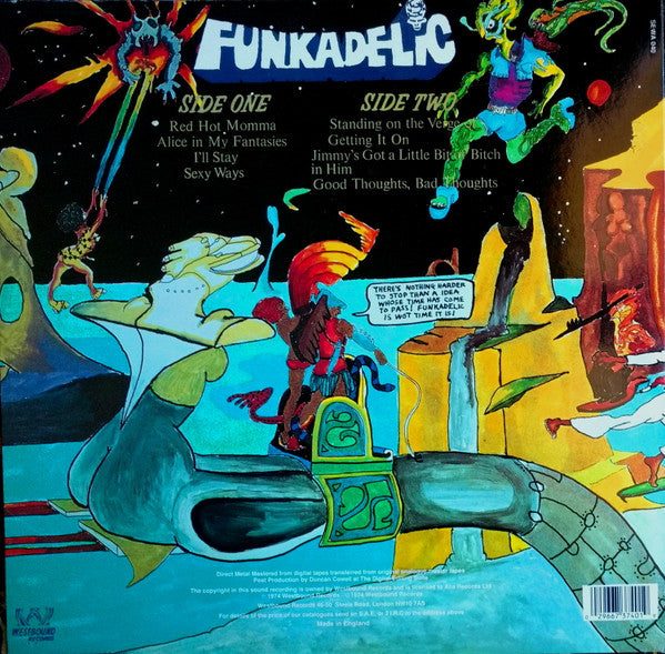 Funkadelic : Standing On The Verge Of Getting It On (LP, RE, Gat)