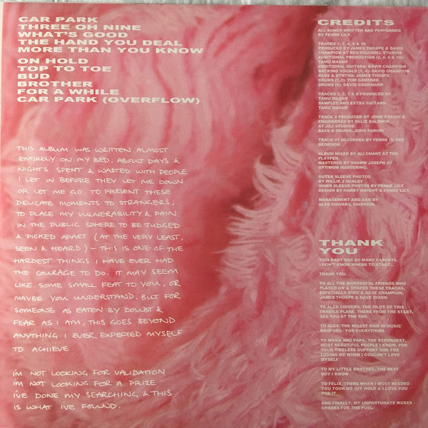 Fenne Lily : On Hold (LP, Album, Ltd, Yel)